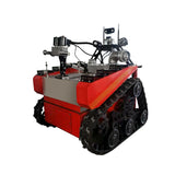 Intelligent inspection and fine water mist fire extinguishing robot